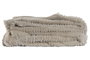 DKD Home Decor Manta Poliester Beige 240 x 1 x 220 cm Urban