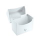 Gamegenic Side Holder 80+ White Caja para Mazos de Cartas, Protección para 80 Cartas Doble Funda, Tecnología COBRA NECK