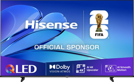 Hisense 50E77Q 50" Smart TV 4K Ultra HD QLED 127 cm, Wifi, Bluetooth, HDR, VIDAA, Control Remoto, Negro