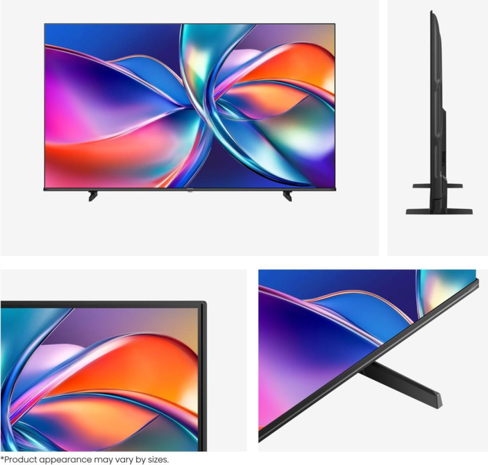 Hisense 50E77Q 50" Smart TV 4K Ultra HD QLED 127 cm, Wifi, Bluetooth, HDR, VIDAA, Control Remoto, Negro