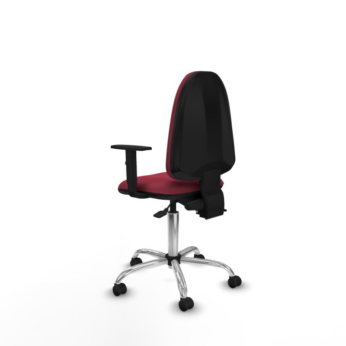 PIQUERAS Y CRESPO Silla de oficina Aýna Granate con mecanismo Asincro PIQUERAS Y CRESPO Silla de oficina Aýna Granate con mecanismo Asincro