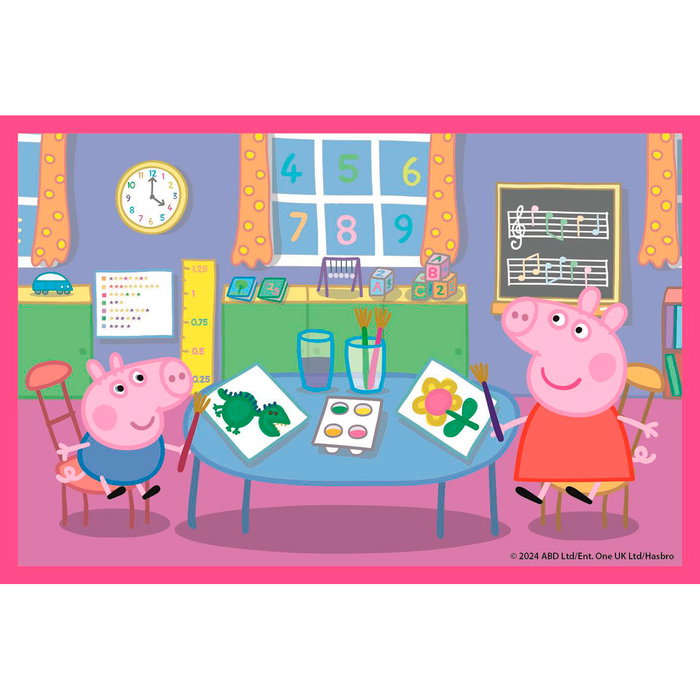 Clementoni Cubos Peppa Pig 6 Piezas - Puzzle Infantil +2 Años