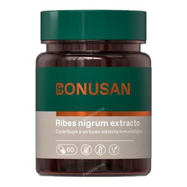 BONUSAN Ribes Nigrum 60Vcap Grosellero Negro Casis Apoyo Circulacion Sistema Inmune
