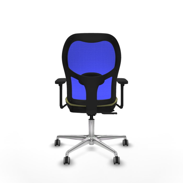 PIQUERAS Y CRESPO Silla de oficina Jorquera con mecanismo Sincro/Traslack, Verde oliva y Azul PIQUERAS Y CRESPO Silla de oficina Jorquera con mecanismo Sincro/Traslack, Verde oliva y Azul