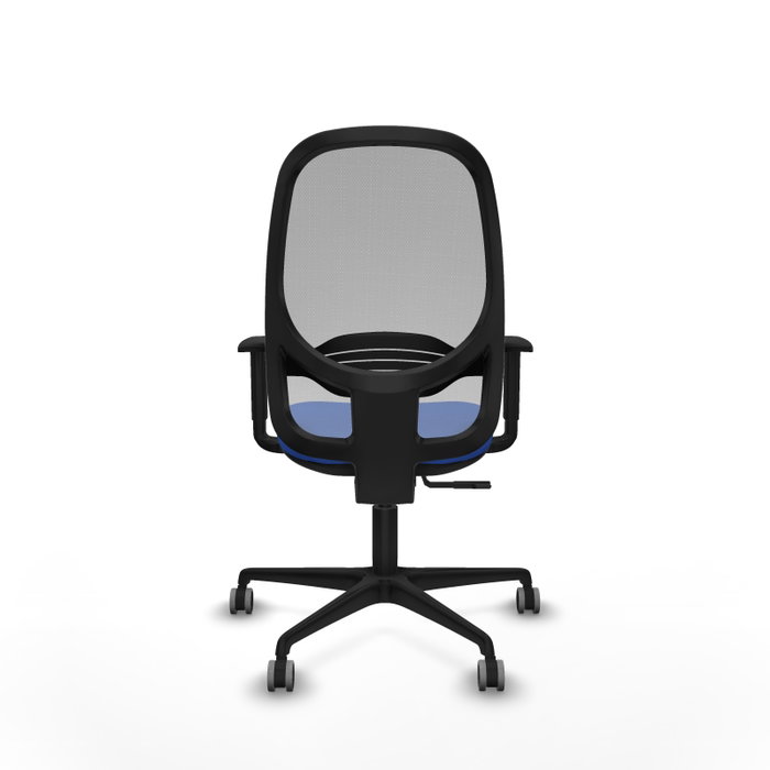 PIQUERAS Y CRESPO Silla de oficina Cilanco Azul y Gris con Mecanismo Sincro