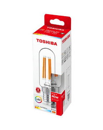TOSHIBA Bombilla LED E14 T25 4.5W 2700K - Luz Cálida