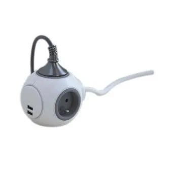 Chacon CHA5411478480396 USB + Toma PowerBall Extendido