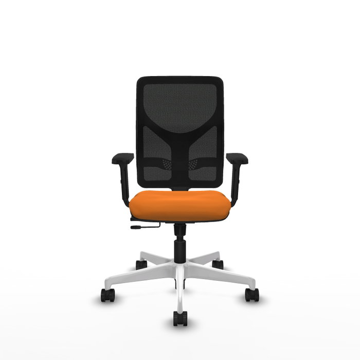 PIQUERAS Y CRESPO Silla de oficina Motilla Naranja y Negro PIQUERAS Y CRESPO Silla de oficina Motilla Naranja y Negro