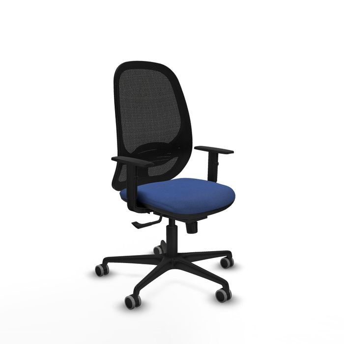 PIQUERAS Y CRESPO Silla de oficina Cilanco con mecanismo Sincro, Azul marino y Negro PIQUERAS Y CRESPO Silla de oficina Cilanco con mecanismo Sincro, Azul marino y Negro