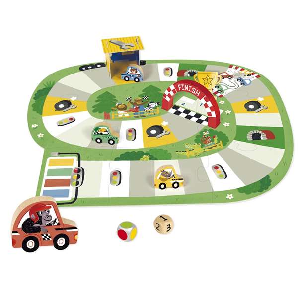 Diset Juego Mi Primera Carrera Educativo para Niños, Aprender a Contar y Colores, Edad Mínima 3 Años