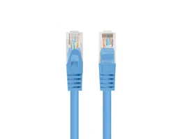 Lanberg PCU6-10CC-0750-B Cable de Red Ethernet Cat6 UTP 7.5 Metros, Azul, Prueba Fluke Passed, Conectores RJ-45 Macho