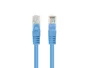 Lanberg PCU6-10CC-0750-B Cable de Red Ethernet Cat6 UTP 7.5 Metros, Azul, Prueba Fluke Passed, Conectores RJ-45 Macho