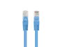 Lanberg Cable de Red Latiguillo Cat.6 U/UTP 750cm Azul CCA AWG26 PVC 250MHz