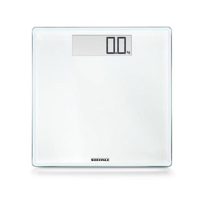 Soehnle 63853 Báscula de baño Style Sense Comfort 100 blanca - Pesa personas, diseño moderno, plataforma grande Soehnle 63853 Báscula de baño Style Sense Comfort 100 blanca - Pesa personas, diseño moderno, plataforma grande