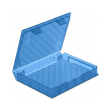 DeLOCK 18369 Caja de protección para 2.5 pulg. HDD/SSD azul