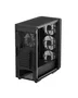 DeepCool MATREXX 55 MESH V4 C Midi Tower PC Negro, Compatible con ATX, micro ATX, Mini-ITX, para Gaming, con Ventana Lateral de Vidrio Templado