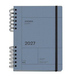 MIQUELRIUS Agenda Anual 2027 Trends Back to Basics Wire-O Azul Marino