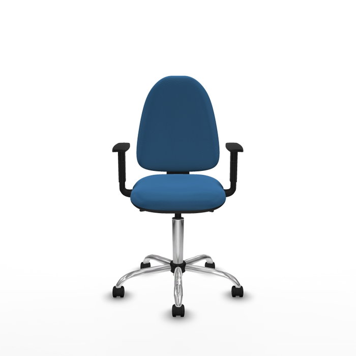 PIQUERAS Y CRESPO Silla de oficina Aýna Azul claro con mecanismo Asincro