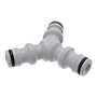 Cellfast Conector de 3 Vías 3/4 Pulg, 1/2 Pulg - 5/8 Pulg, Blister