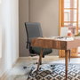 PIQUERAS Y CRESPO Silla de oficina Zulema Gris con mecanismo Sincro