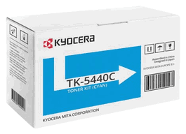 Kyocera Toner TK-5440C / 1T0C0ACNL0 Cyan XL, tóner de impresora de color cian de alta capacidad