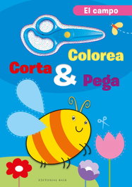 BASE Colorea, corta y pega: En el campo