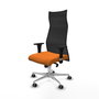 PIQUERAS Y CRESPO Sillón Albacete Mecanismo Sincro Naranja y Negro