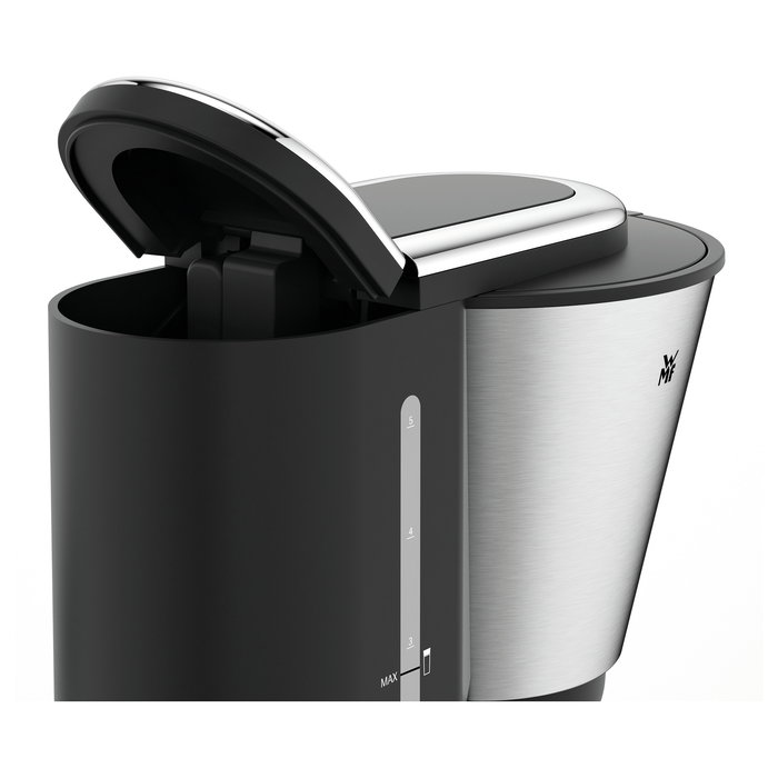 WMF Cafetera de filtro Kitchenminis 0.625 L 870 W Aroma Thermo to go Negro Cromo 0412260011