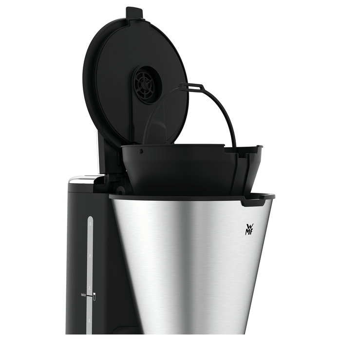 WMF Cafetera de filtro Kitchenminis 0.625 L 870 W Aroma Thermo to go Negro Cromo 0412260011