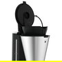 WMF Cafetera de filtro Kitchenminis 0.625 L 870 W Aroma Thermo to go Negro Cromo 0412260011