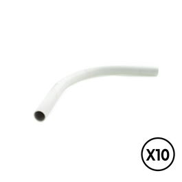 Tupersa Curva Rígida PVC Ø 25 mm Gris 10 Unidades