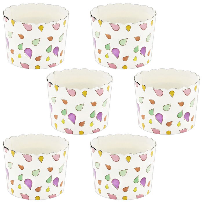 Party Time Juego De 6 Bols Aperitivo Papel Para Fiesta 7x5 cm