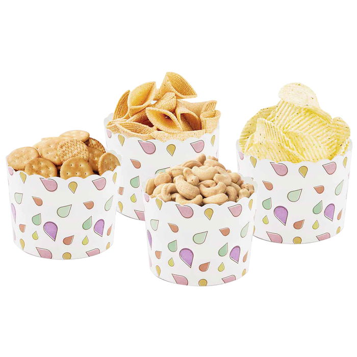 Party Time Juego De 6 Bols Aperitivo Papel Para Fiesta 7x5 cm