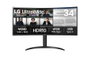 LG 34WR50QK-B Monitor UltraWide Curvo 34 Pulgadas WQHD 100 Hz Negro