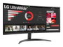 LG 34WR50QK-B Monitor UltraWide Curvo 34 Pulgadas WQHD 100 Hz Negro