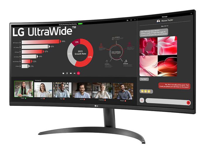 LG 34WR50QK-B Monitor UltraWide Curvo 34 Pulgadas WQHD 100 Hz Negro LG 34WR50QK-B Monitor UltraWide Curvo 34 Pulgadas WQHD 100 Hz Negro