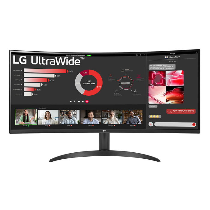 LG 34WR50QK-B Monitor UltraWide Curvo 34 Pulgadas WQHD 100 Hz Negro LG 34WR50QK-B Monitor UltraWide Curvo 34 Pulgadas WQHD 100 Hz Negro