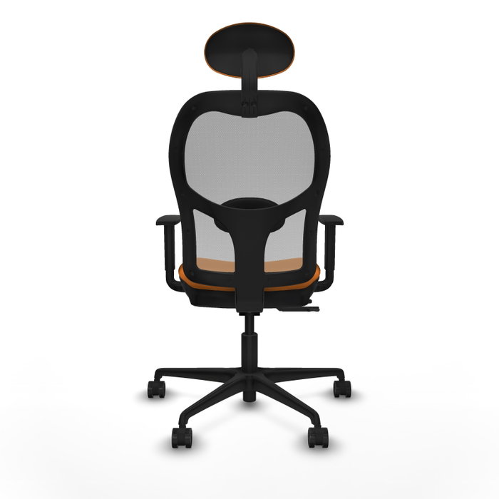PIQUERAS Y CRESPO Silla de oficina Jorquera Naranja y Gris