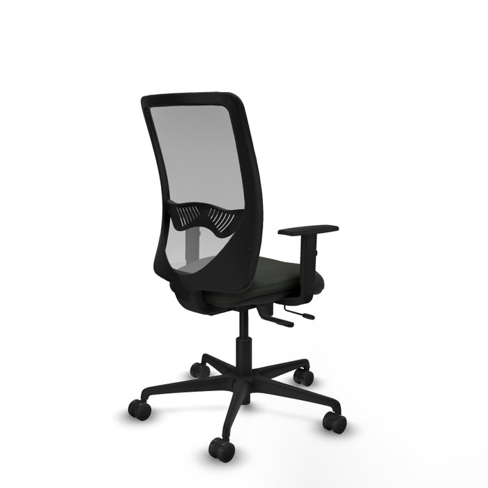 PIQUERAS Y CRESPO Silla de oficina Zulema con mecanismo Sincro/Traslack, Negro y Gris PIQUERAS Y CRESPO Silla de oficina Zulema con mecanismo Sincro/Traslack, Negro y Gris