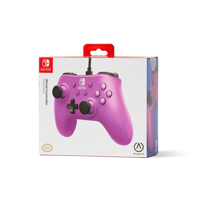 PowerA Mando con Cable para Nintendo Switch - Morado