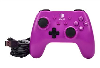 Power A Mando con Cable Nintendo Switch Grape Morado NSGP0143-01 Power A Mando con Cable Nintendo Switch Grape Morado NSGP0143-01
