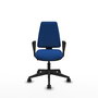 PIQUERAS Y CRESPO Silla de oficina Elche Azul con Similpiel