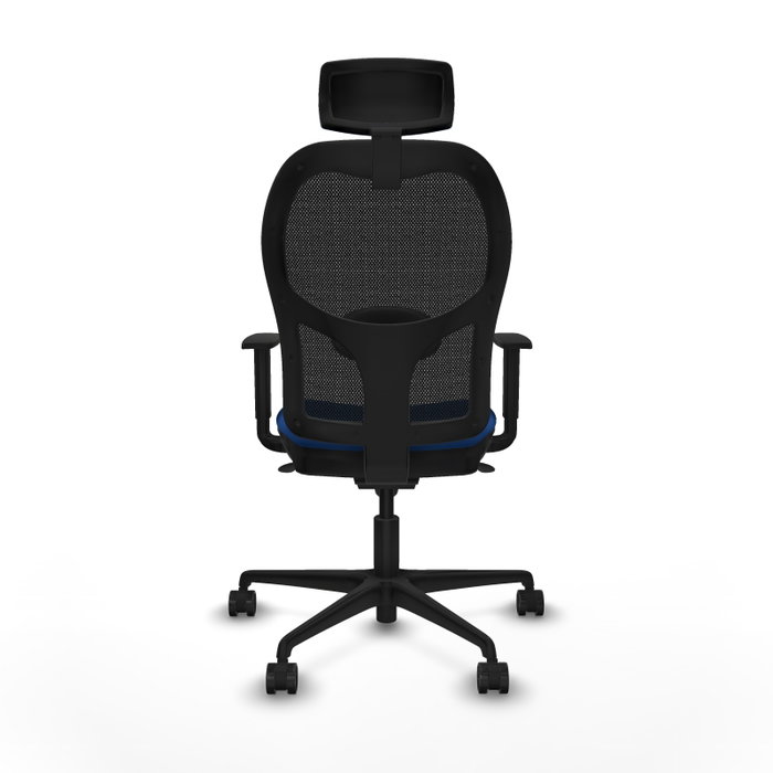 PIQUERAS Y CRESPO Silla de oficina Jorquera Azul y Negra