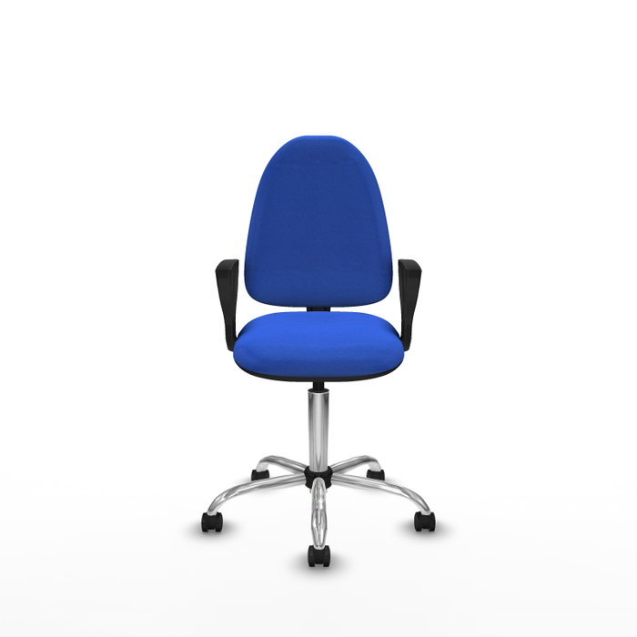 PIQUERAS Y CRESPO Silla de oficina Aýna Azul con mecanismo de doble maneta