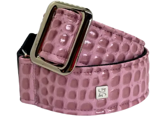 GETM Correa Guitarra Bajo Dusty Lilac Polipiel Nailon Piel Ajustable 165cm