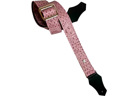 GETM Correa Guitarra Bajo Dusty Lilac Polipiel Nailon Piel Ajustable 165cm