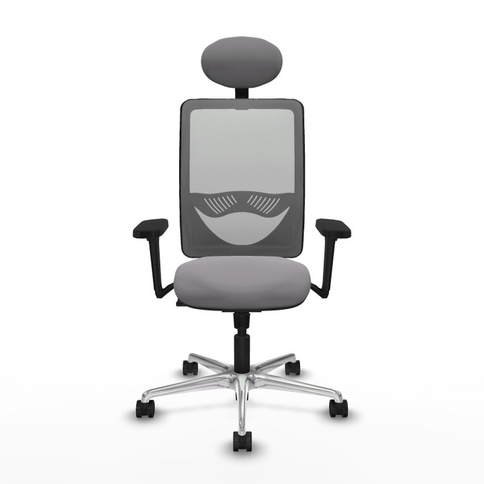 PIQUERAS Y CRESPO Silla de oficina Zulema Gris con Mecanismo Sincro PIQUERAS Y CRESPO Silla de oficina Zulema Gris con Mecanismo Sincro