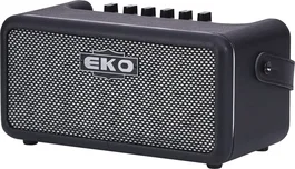 EKO BAIO Amplificador Guitarra Portátil 15W Bluetooth, USB-C Audio Interface, 8 Modelos FX, 2x3", 44Hz/24bit