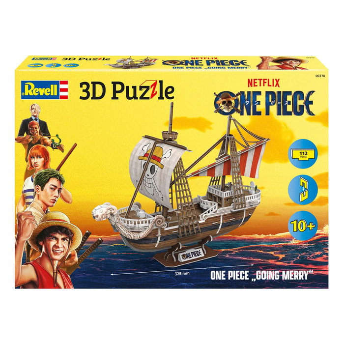 Revell One Piece 3D Puzzle Flying Lamb / Going Merry 32 cm Revell One Piece 3D Puzzle Flying Lamb / Going Merry 32 cm