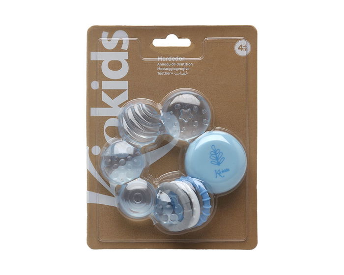 KioKids Mordedor de Frío Azul para Bebé +3 Meses KioKids Mordedor de Frío Azul para Bebé +3 Meses